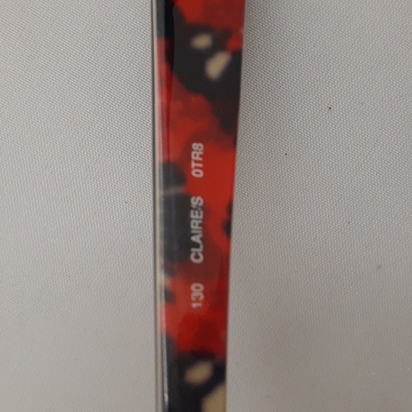 Kate Spade Clairs floral red black frames Sunglasses Sun glasses Shades - Picture 3 of 7